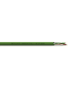 Cavo hd IP 3220 LSZH verde solo per videosorveglianza PoE...