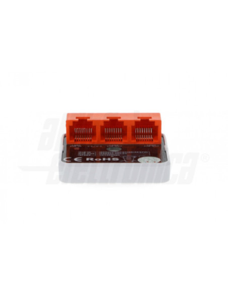 Extender POE 30W (AF/AT) 1 in 2 out 100Mbps mini