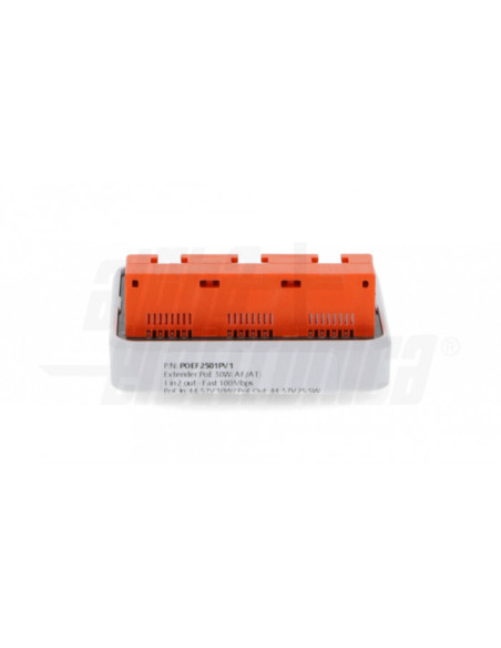 Extender POE 30W (AF/AT) 1 in 2 out 100Mbps mini