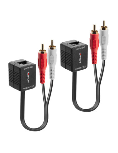 Extender audio stereo su cat.5/6 100m