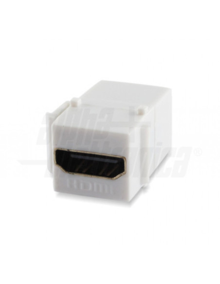 Adattatore Keystone HDMI presa/presa bianco