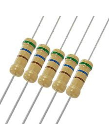 Resistenza 1/4w 5%        10 o