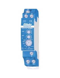Relè temporizzato 12-230Vuc 1CO max 10A con doppio timer