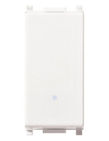 Interruttore 1P 16A bianco serie Plana