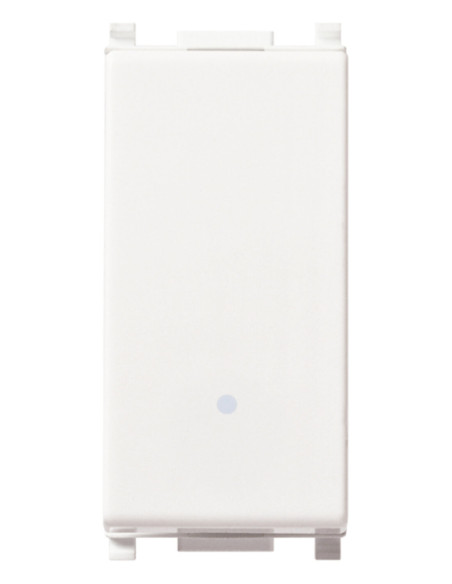 Interruttore 1P 16A bianco serie Plana