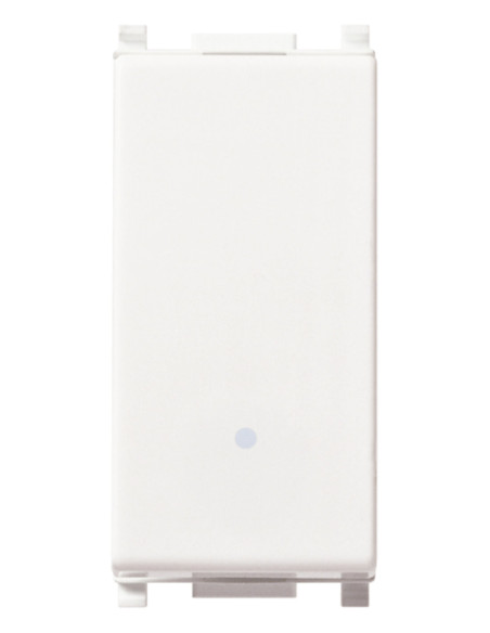 Deviatore 1P 10A bianco serie Plana