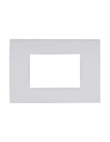 Placca compatibile Living/Light 3p bianca in...