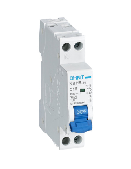 Interruttore MT 4,5kA 1N 16A Curva C
