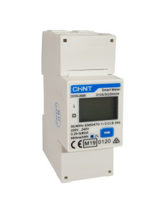 Contatore di energia monofase mid diret fino a 80A 230VAC