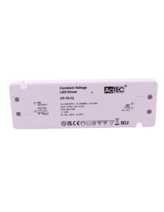 Alimentatore LED 12Vdc 75W slim actec