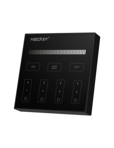 Controller LED 4 zone RF 2,4GHz da parete a batterie