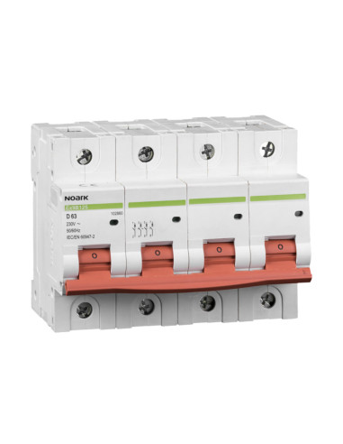Interruttore MT 25kA 4p 63A Curva C