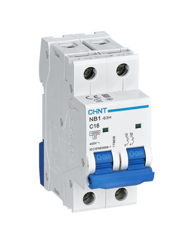 Interruttore MT 10kA 2p 63A Curva C