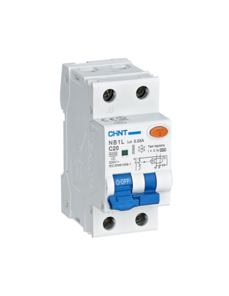 Interruttore MTD 20A C 30mA A 6kA 1+N