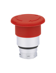 Pulsante metallico a fungo con sgancio a rotazione ø40 mm...