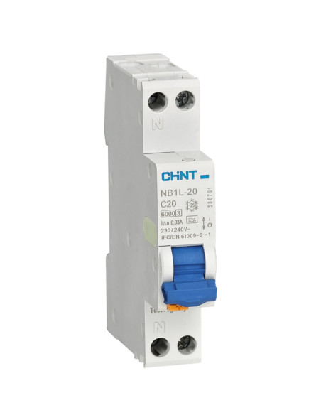 Interruttore MTD 1PN C20A 30mA tipA 6kA 586791