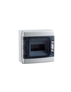 Centralino da parete porta trasparente 24m IP65