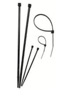 Fascetta PA6.6 nera 200x2,6 confezione 100pz