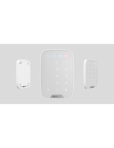 Tastiera wireless touch ajax bianca