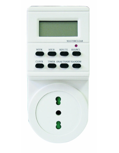 Timer digitale settimanale 220V 3500w sp. 16A...