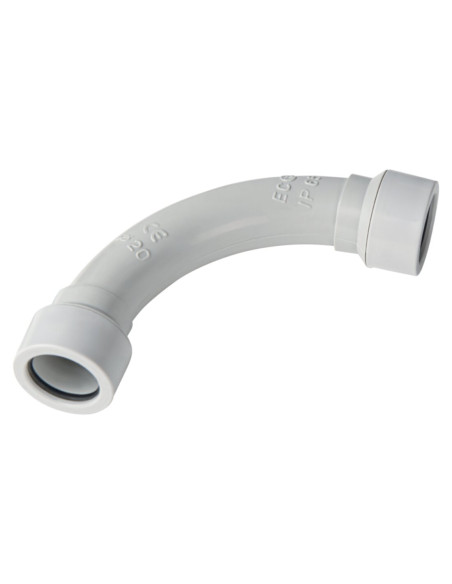 Curva a 90° ip65 tubo/tubo Ø25 mm