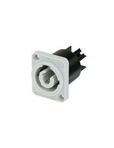 Presa powercon da pannello white