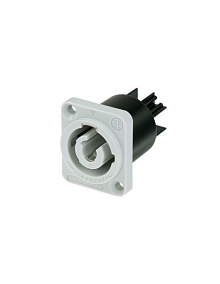 Presa powercon da pannello white